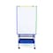 Mastervision MasterVison Dbl. Sided Height Adjustable Magnetic Whiteboard Easel, 40"x30", Colored Aluminum Frame EA49145026 - alternate 3